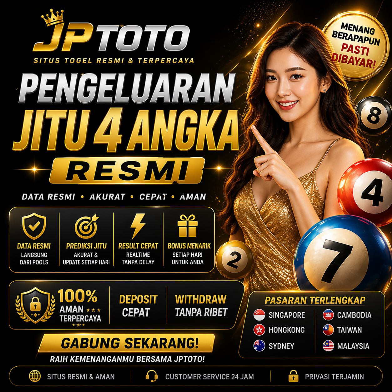JPTOTO : Cara Mudah JP Toto Macau 4D Hari Ini Result Togel Tercepat
